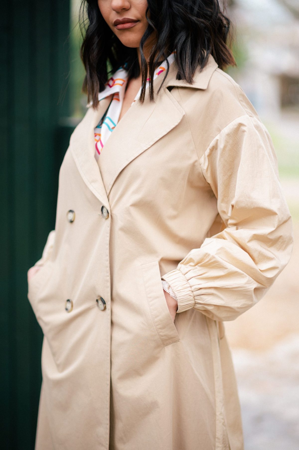 Spring trench coat