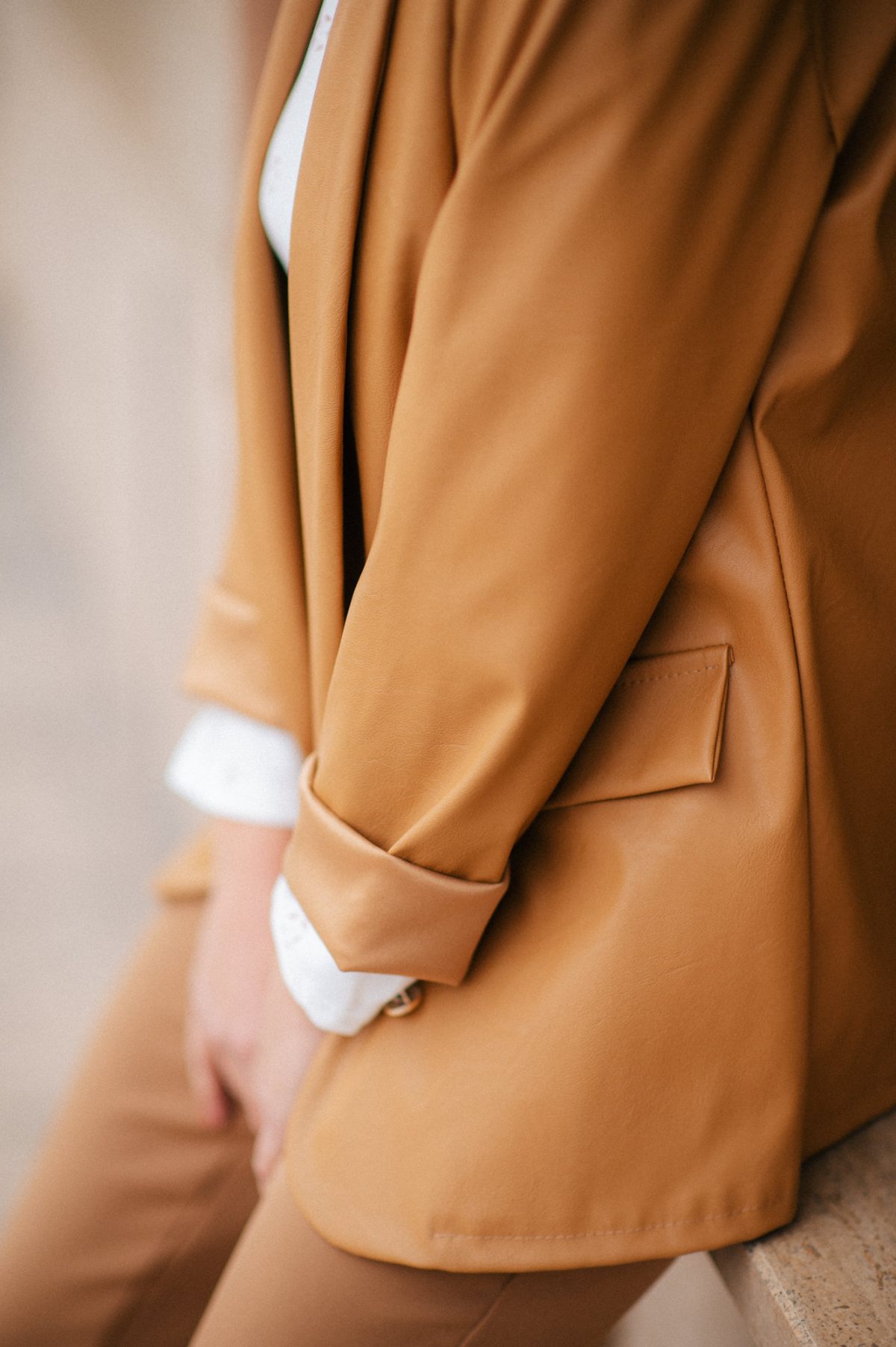 Spring Leatherette Jacket
