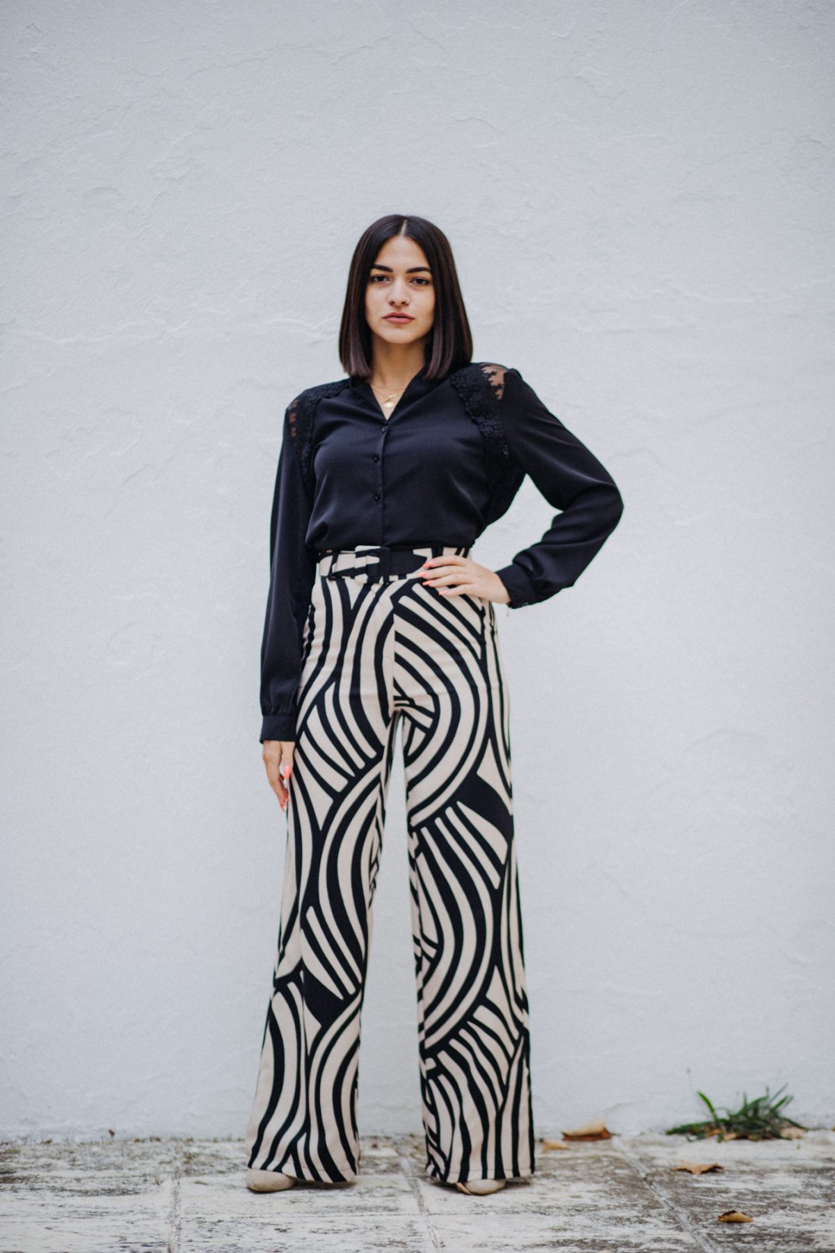 Culotte with Geometric Patterns