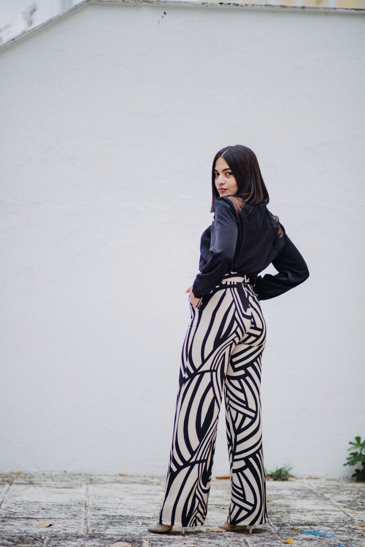 Culotte with Geometric Patterns