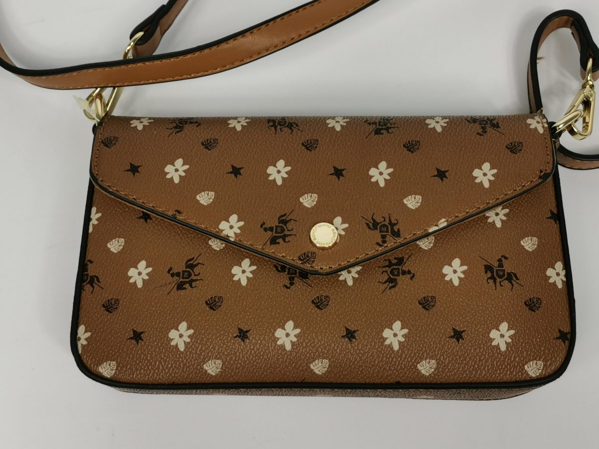 Small crossbody bag in brown color